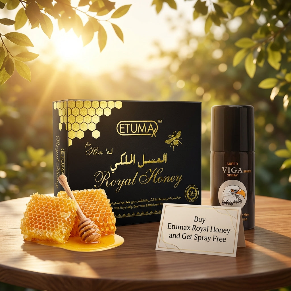 Buy Etumax Royal Honey and Delay Spray Free