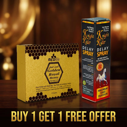 Buy Golden Royal Honey and Knight Rider Delay Spray Free
