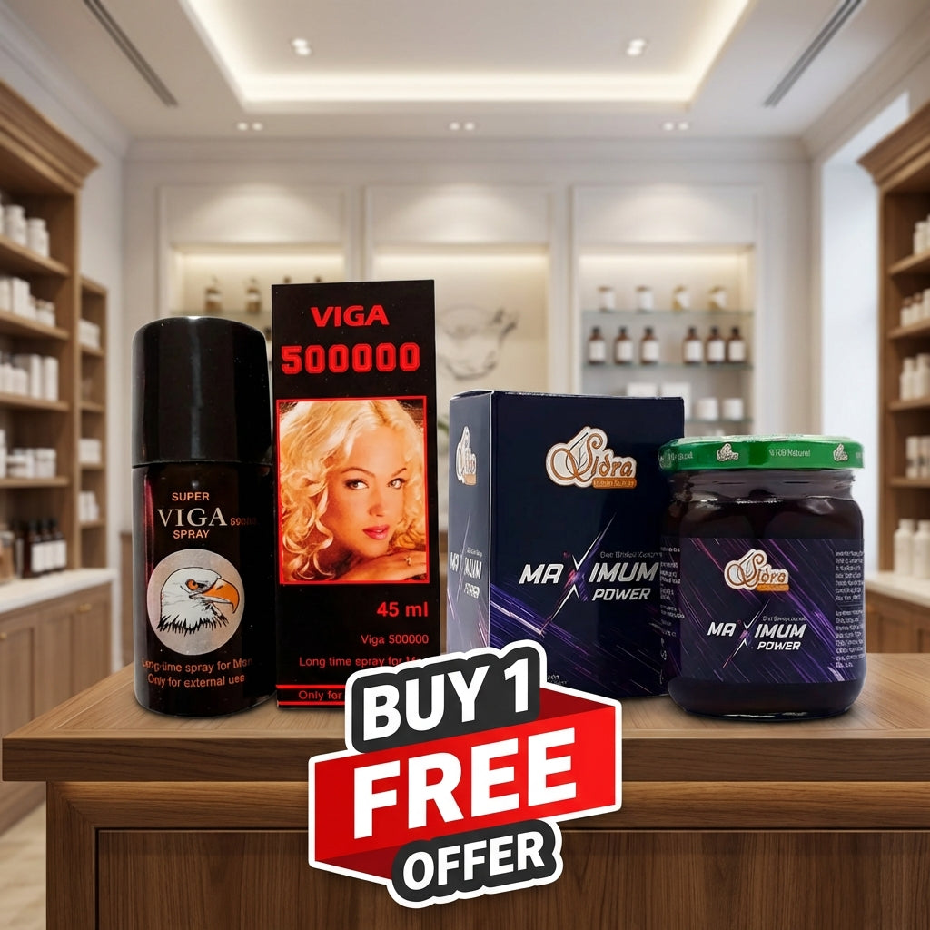 Buy Sidra Maximum Power 240 gr and Get Delay Spray Free