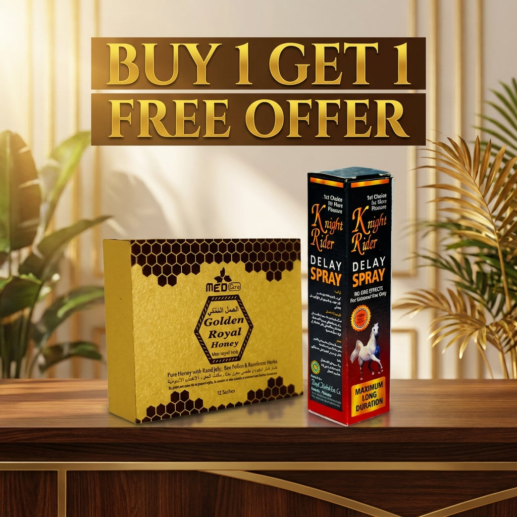 Buy Golden Royal Honey and Knight Rider Delay Spray Free