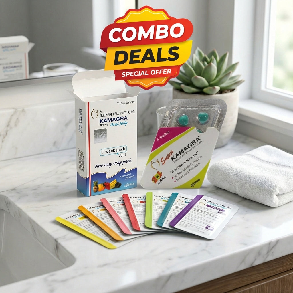 Kamagra Oral Jelly & Kamagra Tablets Combo Pack