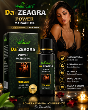 Da Zeagra Power Massage Oil — Pack of 3 (25ml x3)