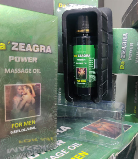 Da Zeagra Power Massage Oil — Pack of 3 (25ml x3)
